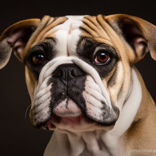 A Portrait of a Continental Bulldog