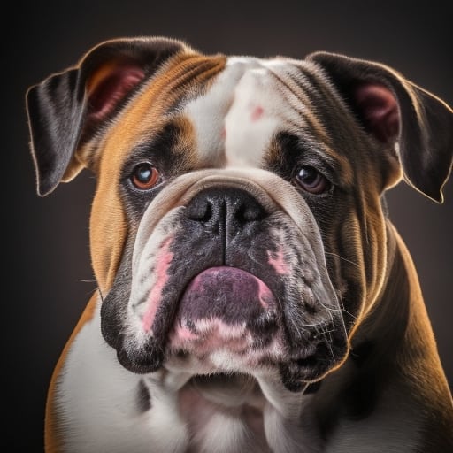 A Portrait of an Australian Bulldog