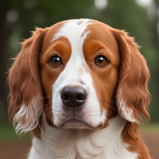 Brittany Spaniel Portrait