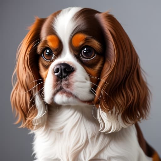 Portrait of Cavalier King Charles Spaniel