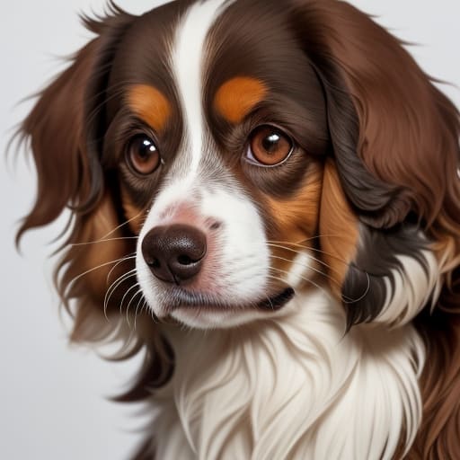 Portrait of Kooikerhondje Spaniel
