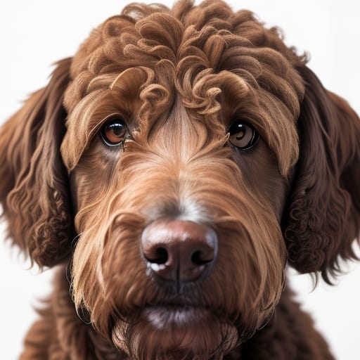 Labradoodle (Labrador Retriever and Poodle Mix) Portrait