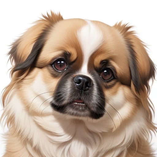 Portrait of Tibetan Spaniel (Tibet)