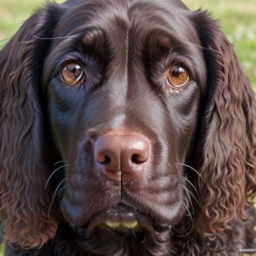 Portrait of Tweed Water Spaniel (England)
