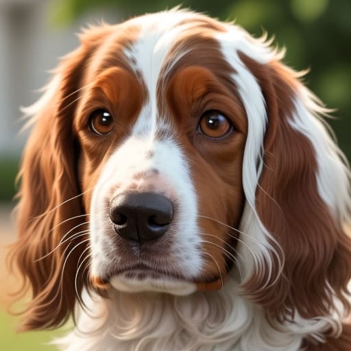 Portrait of Welsh Springer Spaniel