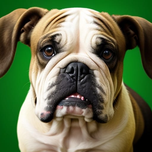 A Portrait of an Irish Bulldog