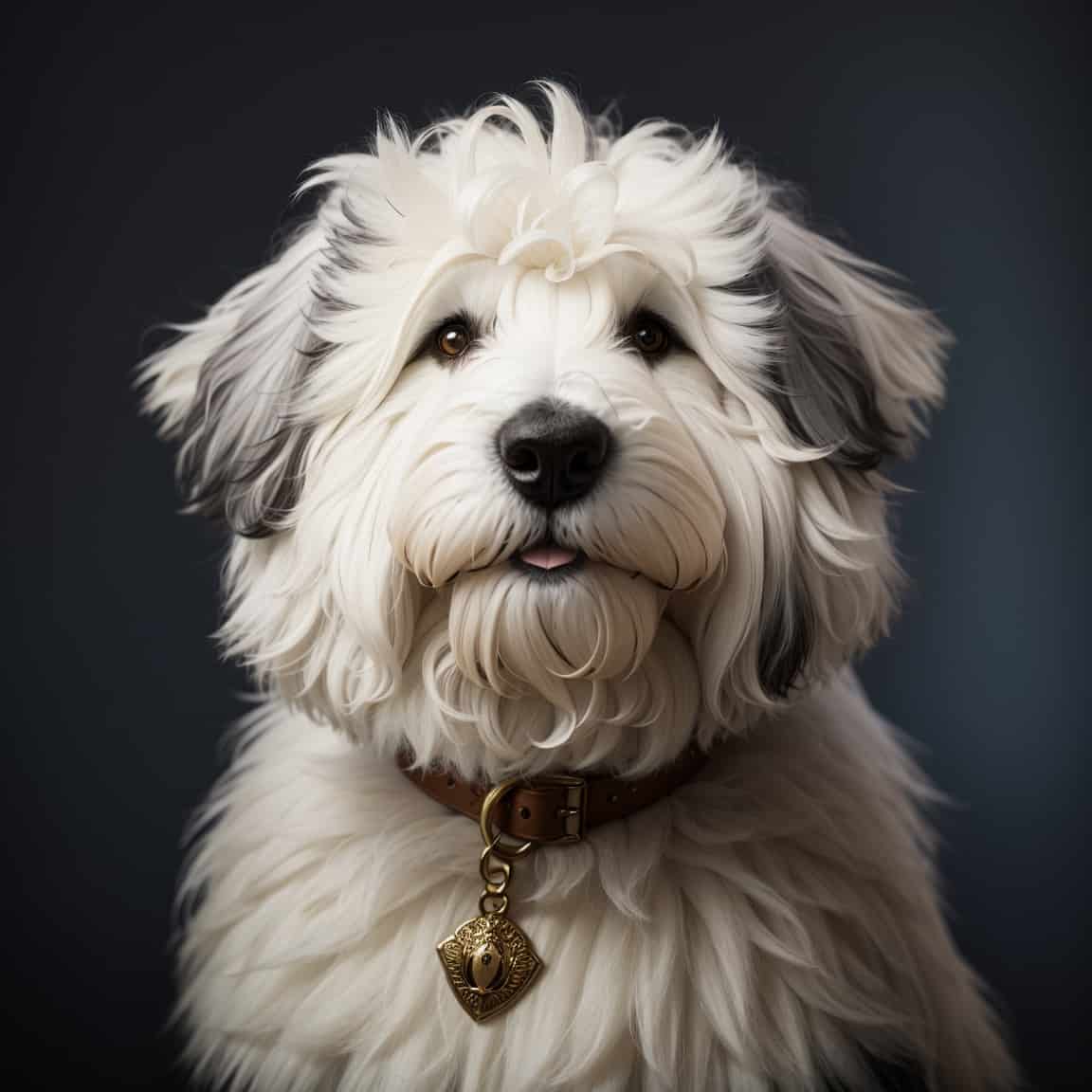Old English Sheepdog portrait