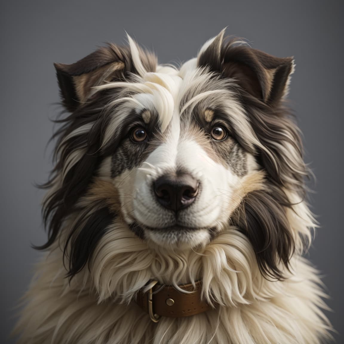 Polish Lowland Sheepdog portrait