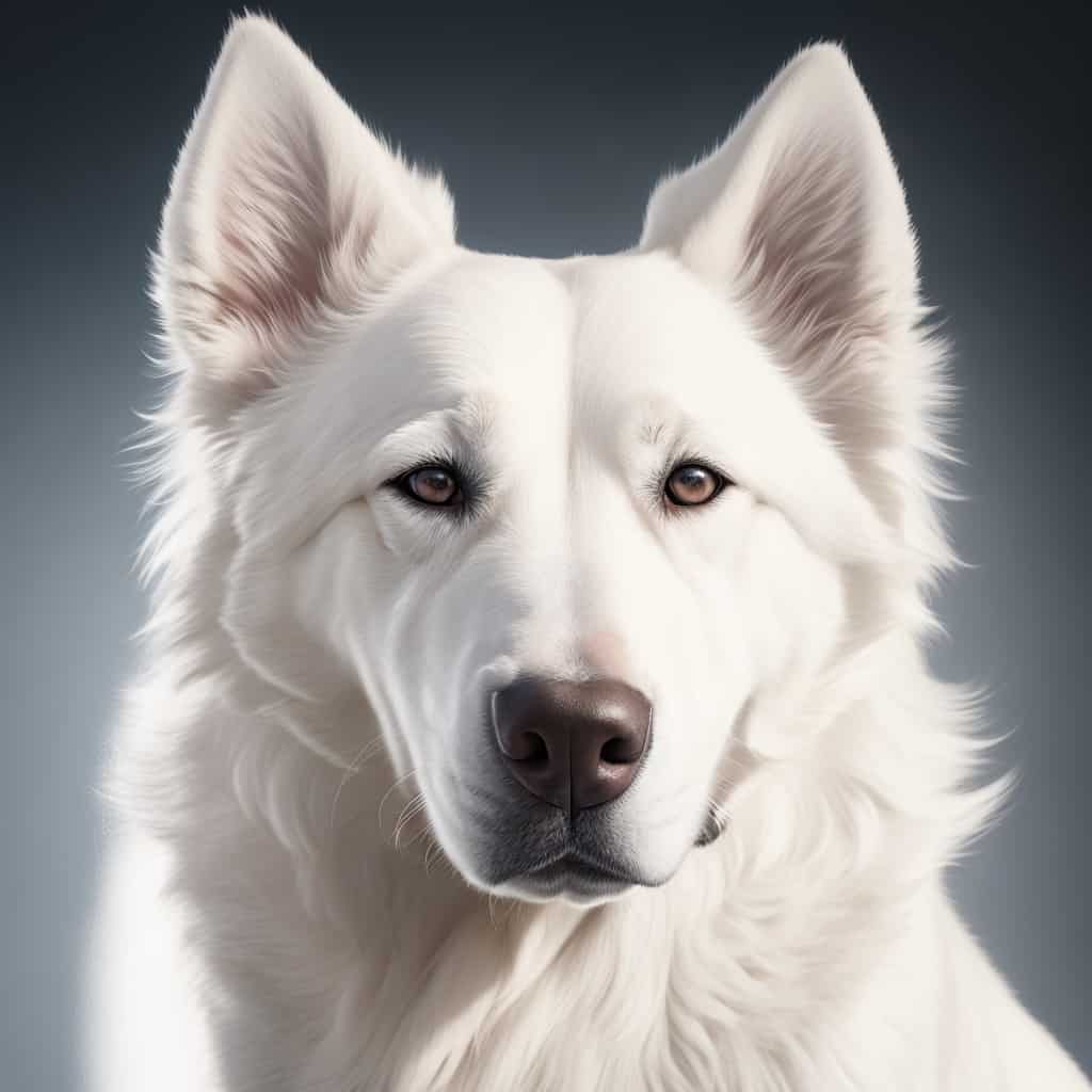 White Swiss Shepherd portrait