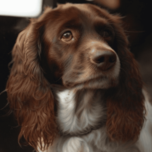 Pont-Audemer Spaniel Portrait (2)