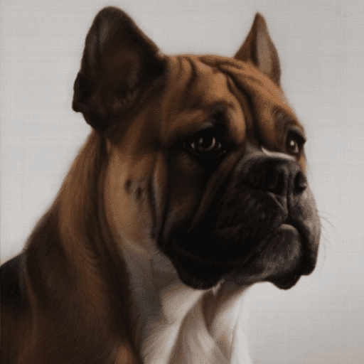 Spanish Bulldog Portrait (2)