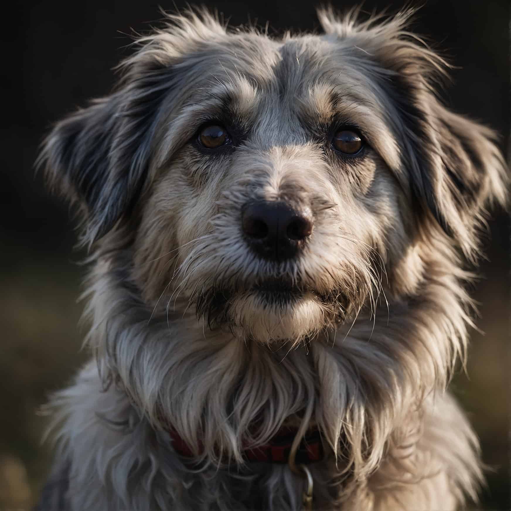 Pyrenean Shepherd portrait