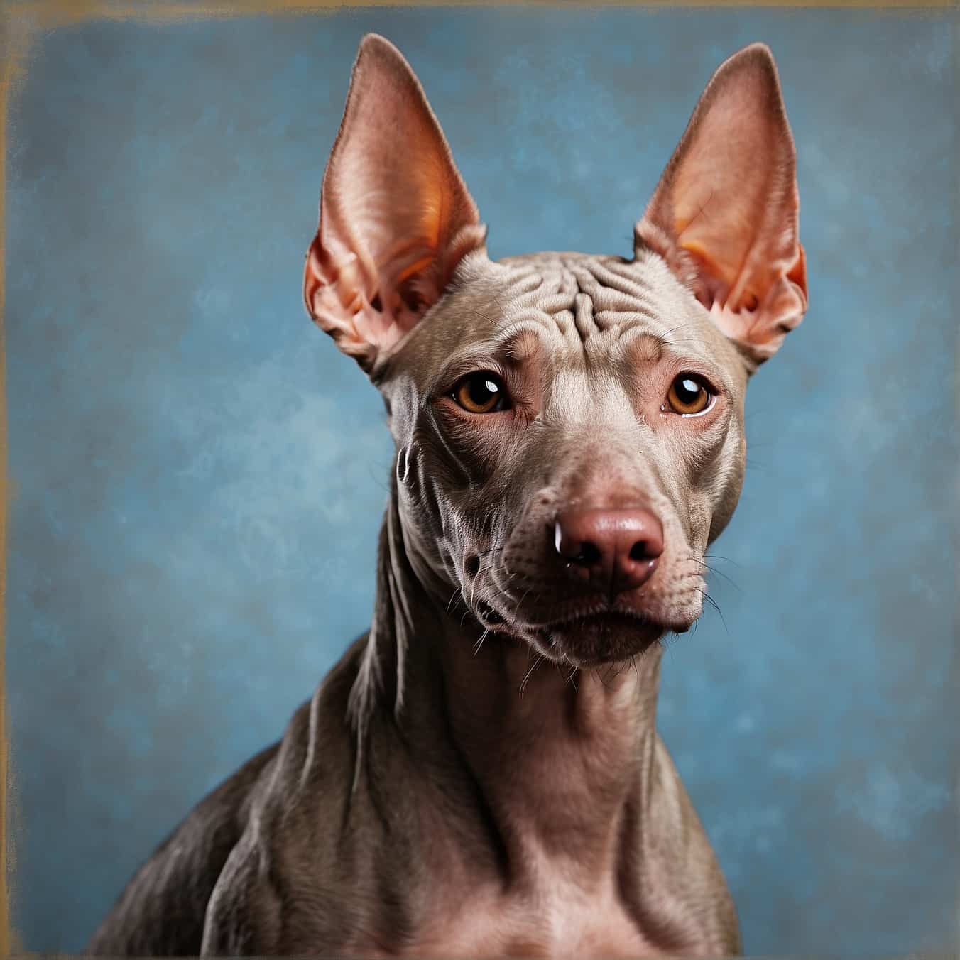 American Hairless Terrier portrait headshot