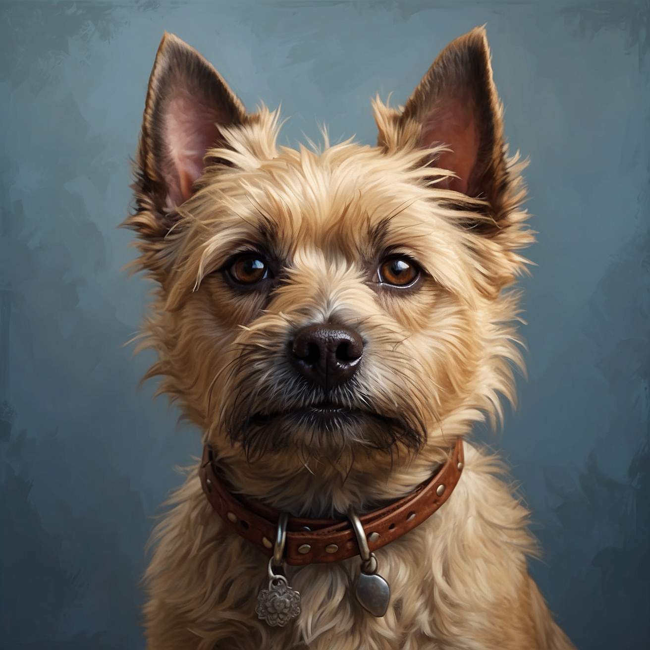 Cairn Terrier head shot portrait