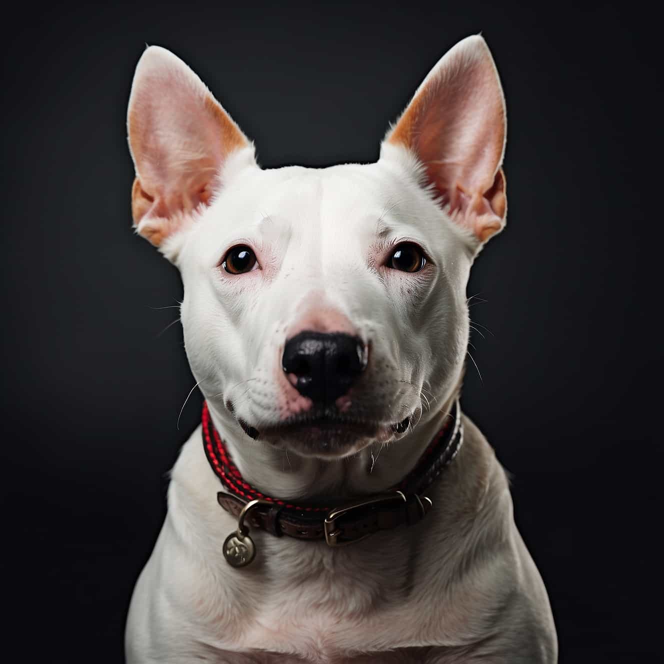 Miniature Bull Terrier portrait