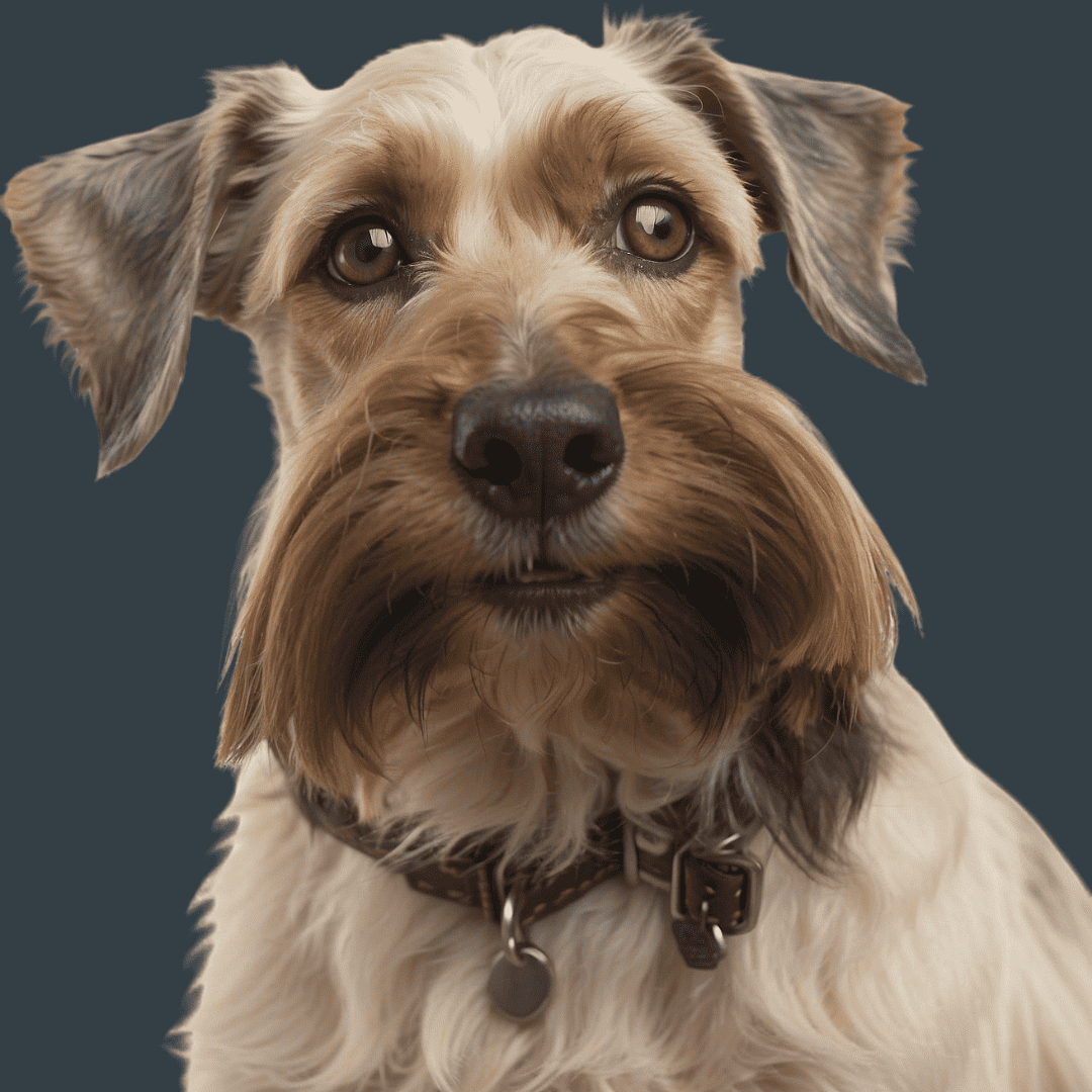 Cesky Terrier headshot portrait