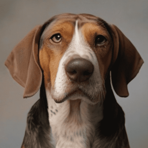 American English Coonhound Portrait