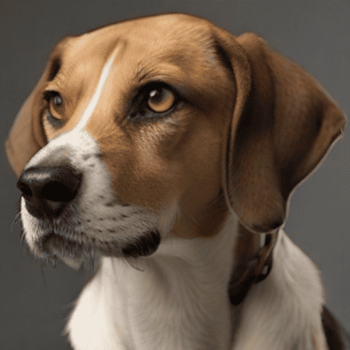 American Foxhound Portrait