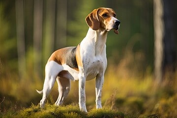 English Foxhound Looking to the Side