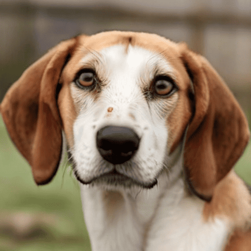 English Foxhound Portrait