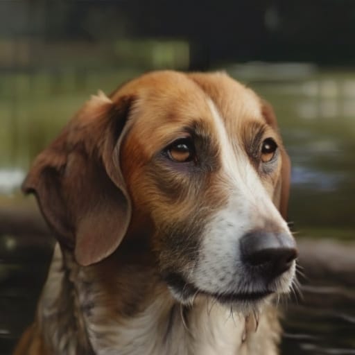 Poitevin Dog Portrait