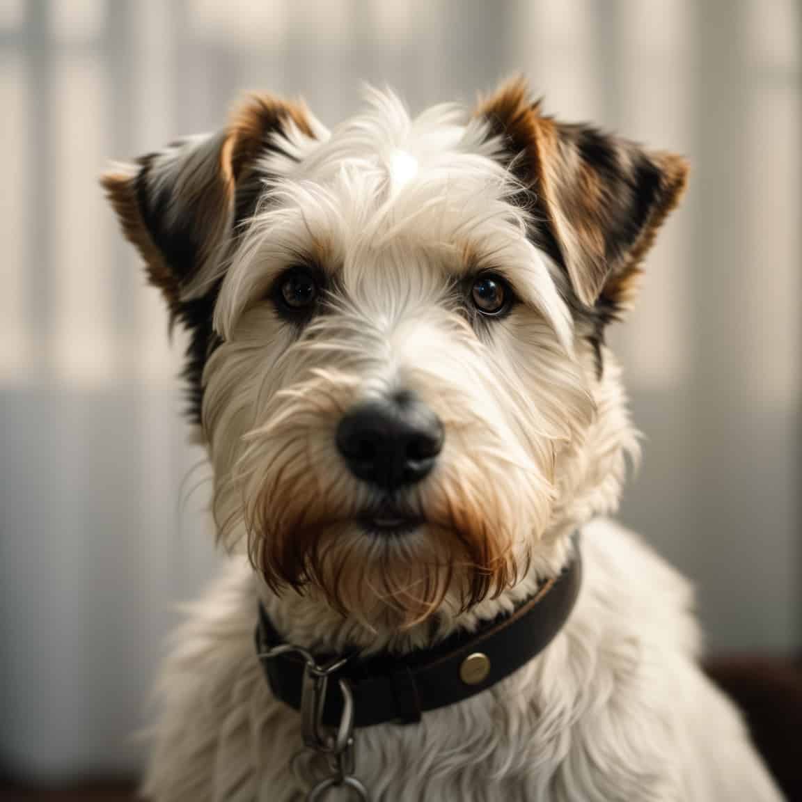 Sealyham Terrier portrait head shot