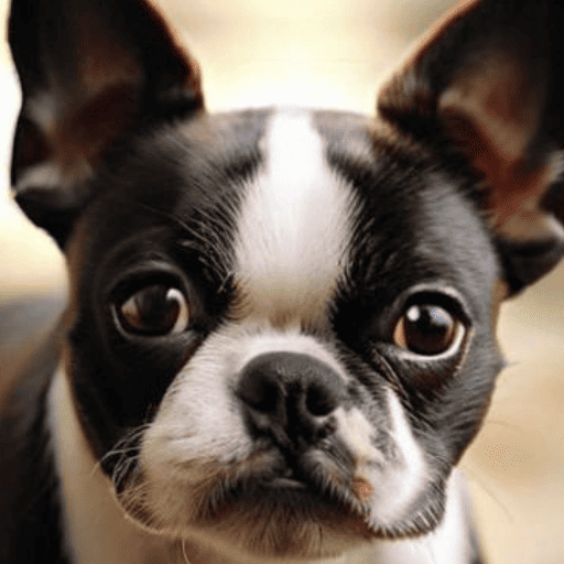 Mini Boston Terrier (small) Portrait