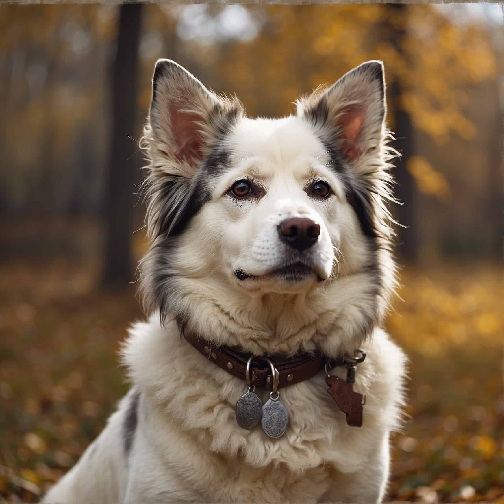 Bosnian and Herzegovinian-Croatian Shepherd Dog (Tornjak) portrait head shot