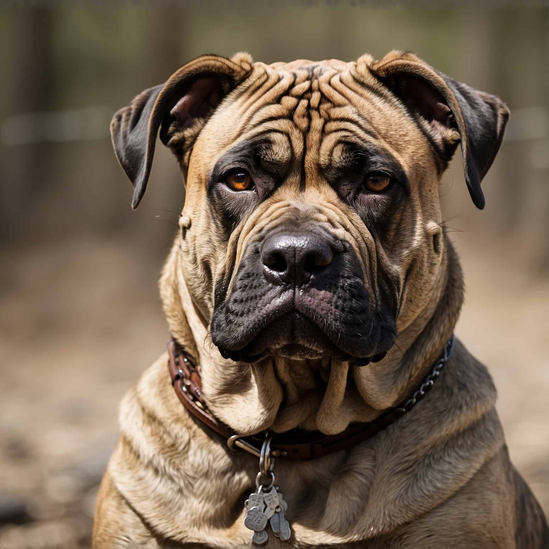 Perro de Presa Canario portrait headshot