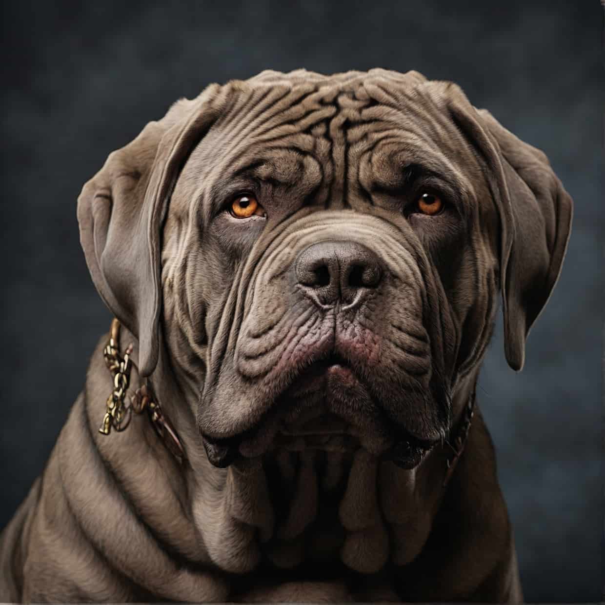 Neapolitan Mastiff portrait headshot