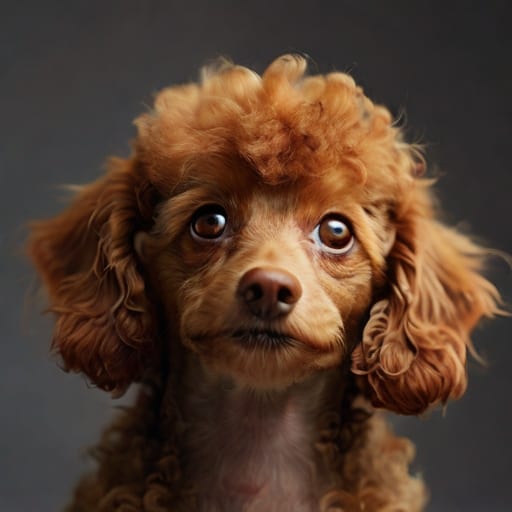 Miniature Poodle Portrait