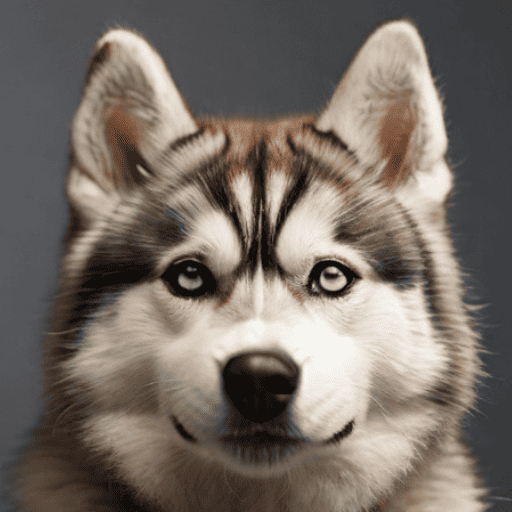 Siberian husky Portrait