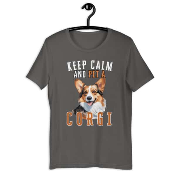 Keep Calm and Pet A Corgi Unisex T-Shirt