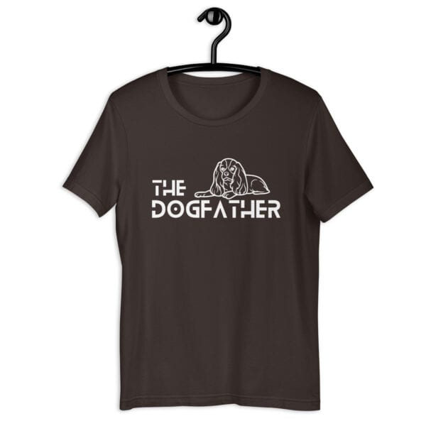 The Dogfather Hounds Unisex T-Shirt. Brown