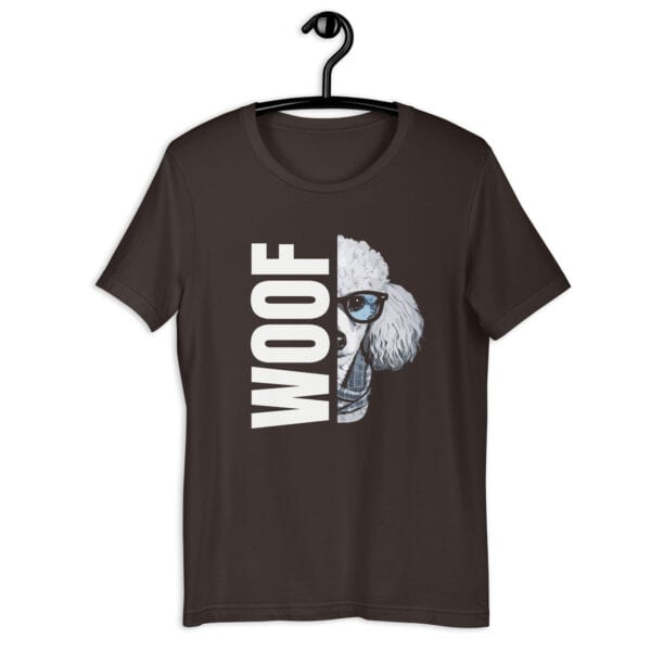 Woof Poodle Unisex T-Shirt - Image 7