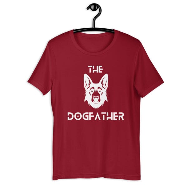The Dogfather Terriers Unisex T-Shirt. Cardinal