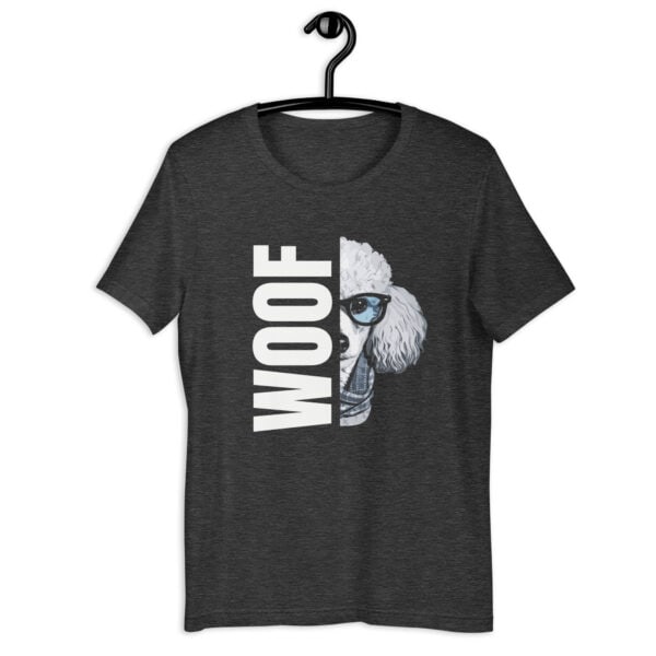 Woof Poodle Unisex T-Shirt - Image 10