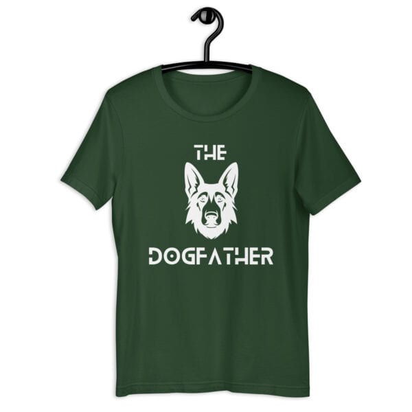 The Dogfather Terriers Unisex T-Shirt. Forest