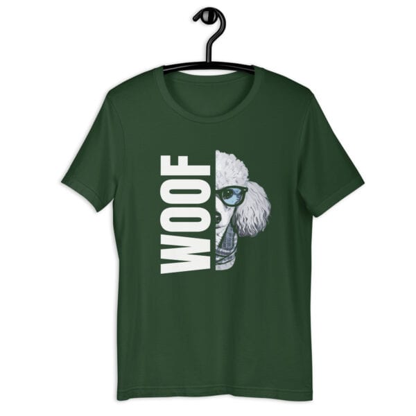 Woof Poodle Unisex T-Shirt - Image 9