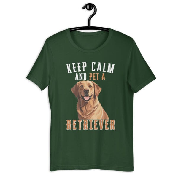 Keep Calm and Pet A Retriever Unisex T-Shirt