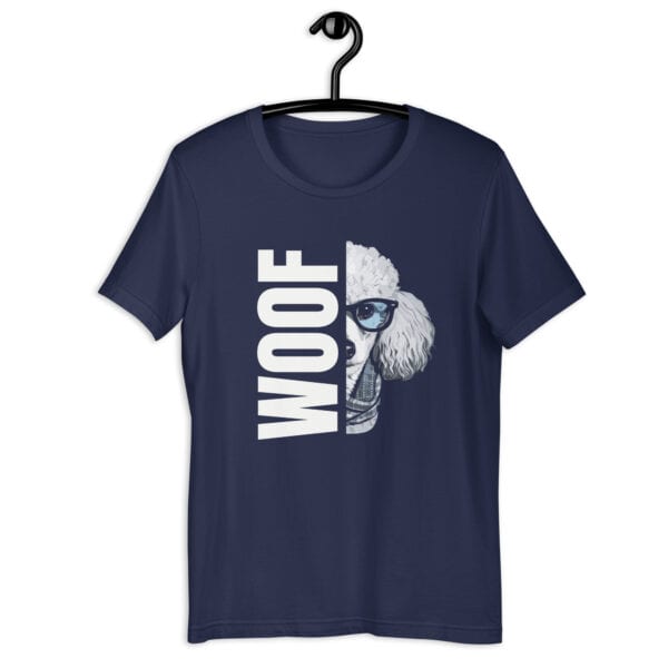 Woof Poodle Unisex T-Shirt - Image 5