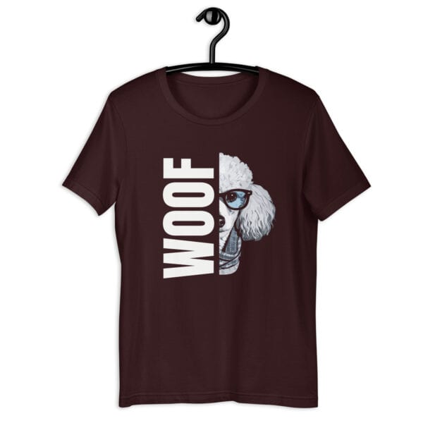 Woof Poodle Unisex T-Shirt - Image 4