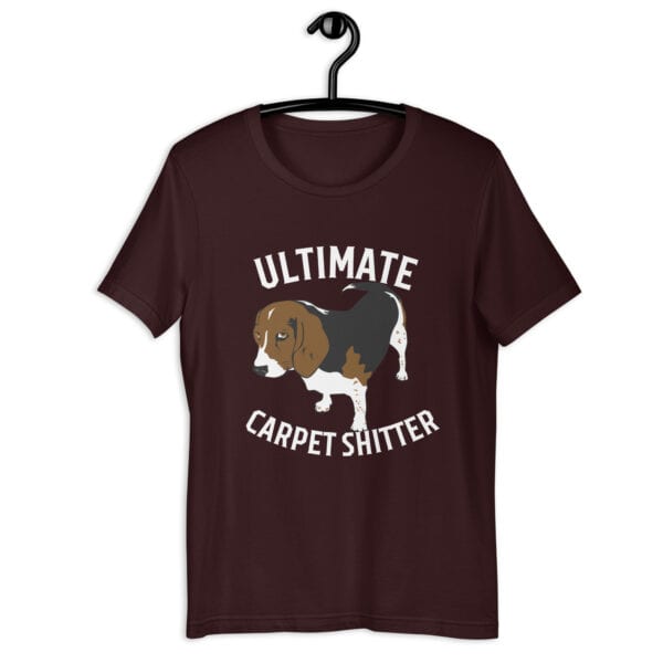 The Ultimate Carpet Shitter Funny Hound Unisex T-Shirt brown