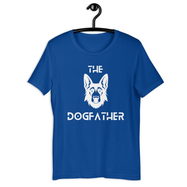 The Dogfather Terriers Unisex T-Shirt. Royal Blue